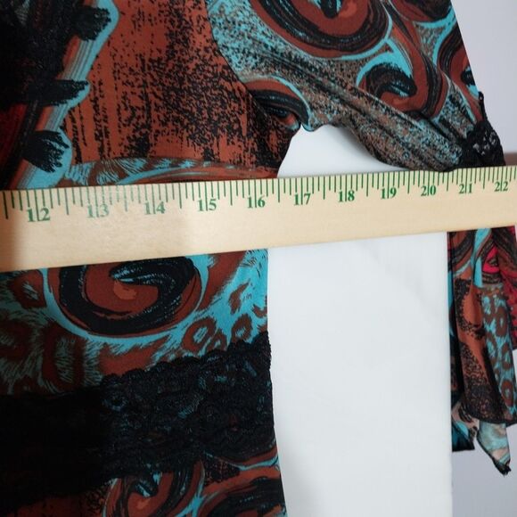 Vintage Women’s Babydoll Top L Whimsigoth Dark Romantic Fairy Grunge Coquette - Picture 3 of 8